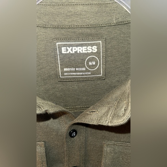 NWT Men’s Express Long Sleeve Polo Shirt - Picture 5 of 7